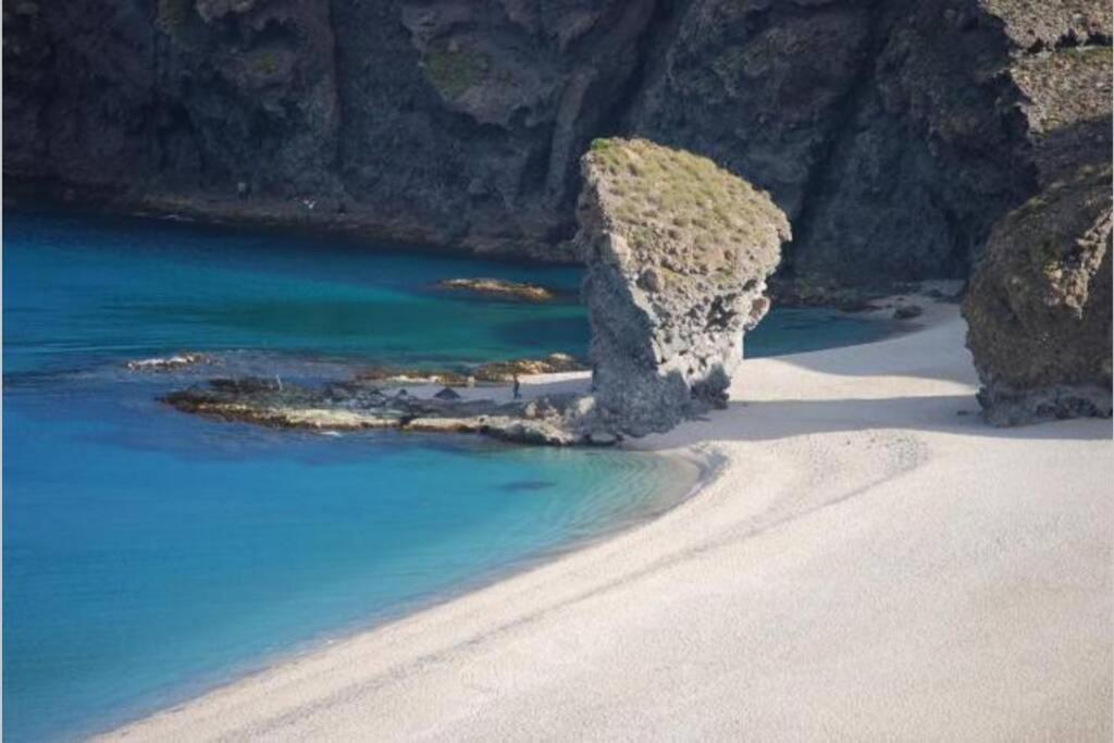 Atico Con Encanto En Cabo De Gata. A 100M De La Playa. Carboneras Ngoại thất bức ảnh